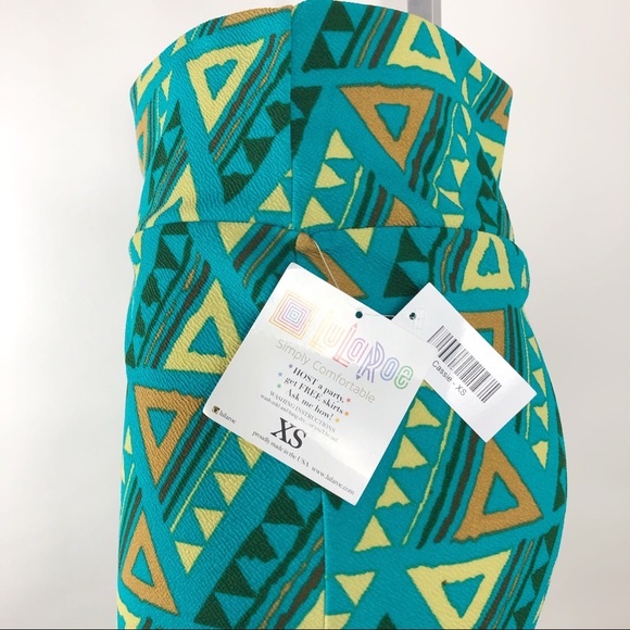 LulaRoe XS Pencil cut Made in USA Multicolored - Picture 6 of 16